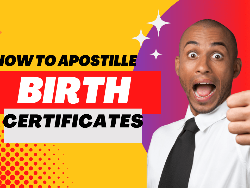 how to apostille birth certificates in MA