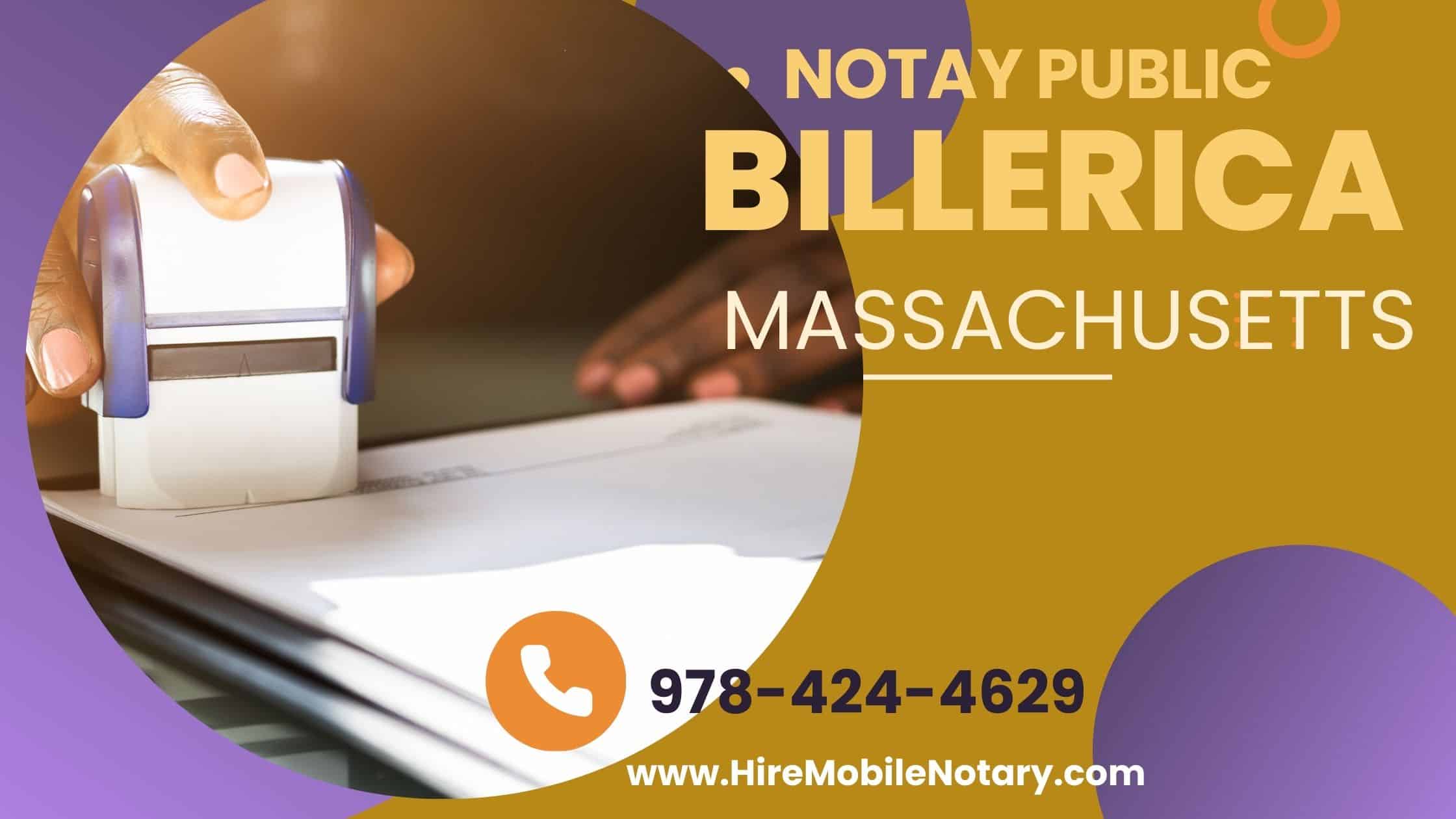 Mobile Notary Billerica MA