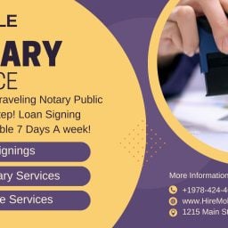 Mobile Notary Burlington MA