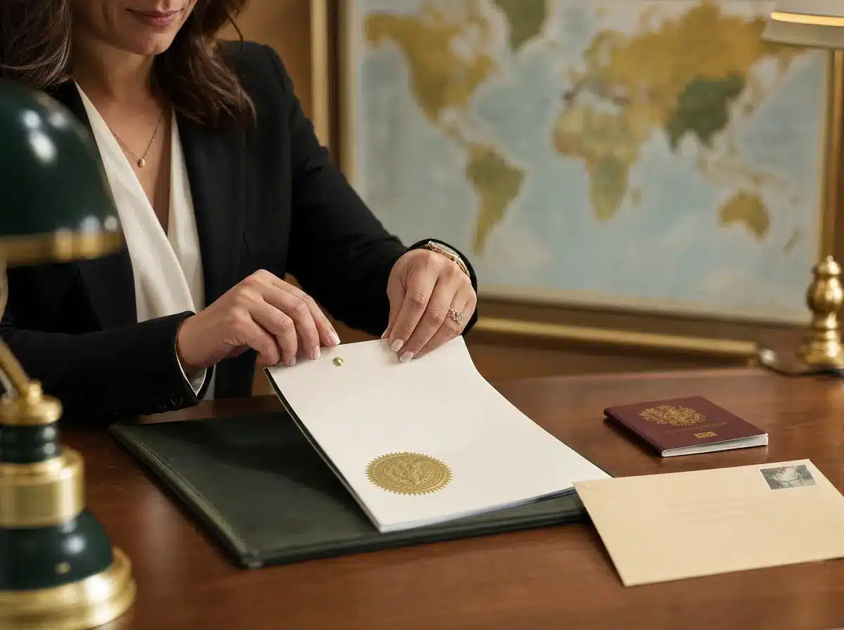 Certified Translation Services in Massachusetts 4 Apostille certificate with gold seal attached to a notarized Massachusetts document