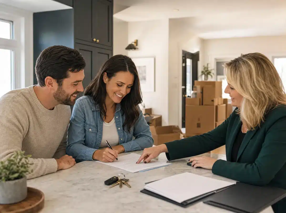 Loan Signing Agent in Massachusetts 2 Mobile notary signing agent acknowledging a real estate deed for recording in Massachusetts
